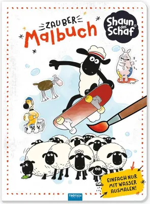 Produktbild von Trötsch Shaun das Schaf Zaubermalbuch