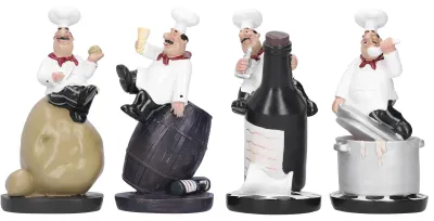 Produktbild von Modell-Chef-Statue, Figuren-Set, Küchendekoration mit Kartoffeln, Kunstharz-Ornamente, Sammlerstück, Geschenk
