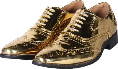 Produktbild von T3721-1400-47 gold Metallic Herren Disco Party Schuhe Gr.47