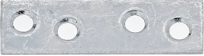 Zdjęcie produktu dla Alberts 849368 Łączniki płaskie, wąskie, ocynkowane metodą Sendzimira, 50 x 14 mm, zestaw 100 sztuk