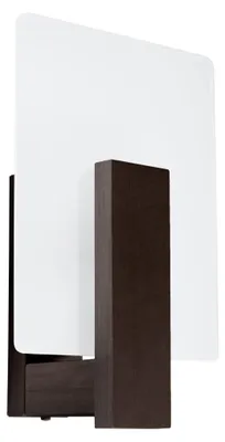 Zdjęcie produktu dla Kinkiet LAPPO wenge 1xE14x10W drewno wym:9,5x12x16cm IP20 Sollux Lighting