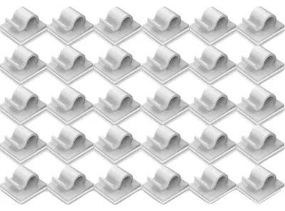 Immagine prodotto di Fascette per cavi, autoadesive, facile installazione, 30 pezzi, bianco