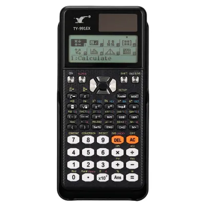 Obrázek produktu pro Vědecká kalkulačka, matematická kalkulačka s 552 funkcemi, HD maticový displej (192 x 63), duální napájení, ideální pro učitele, studenty, do školy, do kanceláře, přenosná