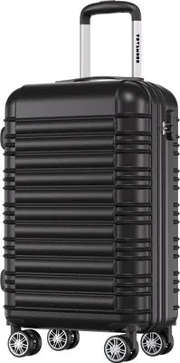 Produktbild von TRVLMORE Handgepäck Koffer - 38L - Zahlenschloss - Leichtgewicht - Trolley - 54x36x20cm - Passt in 55x40x20 cm - Schwarz