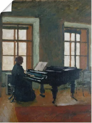 Produktbild von ARTland Poster Am Klavier. 1910 Größe: 90x120 cm