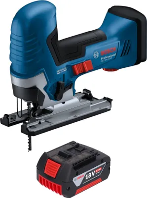 Produktbild von Bosch GST 18V-125 S Professional Akku Stichsäge 18 V 125 mm Brushless + 1x Akku 5,0 Ah - ohne Ladegerät