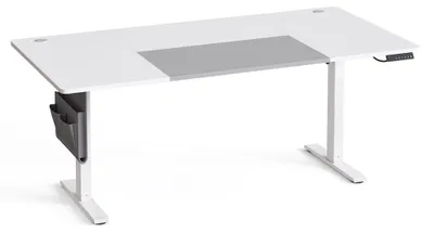 Zdjęcie produktu dla Stół biurkowy z regulacją wysokości i funkcją pamięci | Biało-szary | 180x80x72-120 cm