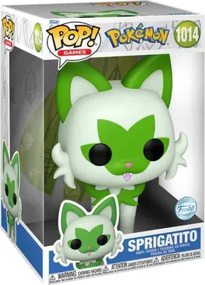 Image de Peluche géante Pokémon Sprigatito, taille 25 cm
