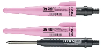 Productafbeelding van LYRA Dry Profi, set van één stuks, roze houtskoolpotloden.