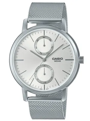 Produktbild von Casio Herrenuhr Armbanduhr Milanaise Armband MTP-B310M-7AVEF