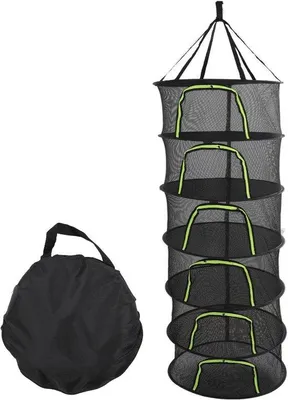 Obrázok produktu pre Skladacie sieťové sušiak na bylinky – 23,6 palca – sieťovina – 4 a 6 vrstiev – na semená – zelená.