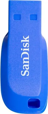 Produktbild von SanDisk Cruzer Blade - USB-Flash-Laufwerk - 16 GB - USB 2.0 - Electric Blue
