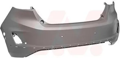Produktbild von VAN WEZEL Heckstoßstange Stoßfänger Hinten für FORD Fiesta Mk7 Schrägheck Fiesta Mk7 Kastenwagen