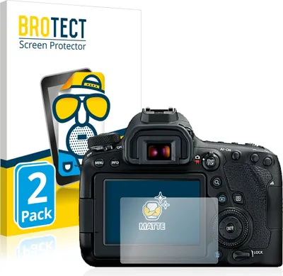 Produktbild von 2x BROTECT Schutzfolie für Canon EOS 6D Mark II Displayschutz Displayschutzfolie Folie Matt Entspiegelungsfolie