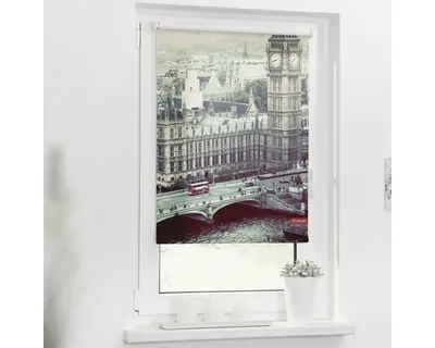 Obrázek produktu pro Roleta na okno Lichtblick bez vrtání Londýn 70x150 cm včetně upínacích držáků