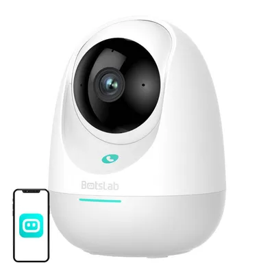 Zdjęcie produktu dla Home Security Camera Botslab 2E Pro C213, Wi-Fi, 2K, Indoor, White