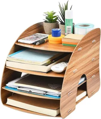 Produktbild von Famanu Dokumentenhalter mit 4 Fächern - 34,5 x 25 x 26,8 cm