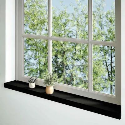 Produktbild von vidaXL Fensterbänke 2 Stk. Dunkelbraun 160x15x2 cm Massivholz Eiche