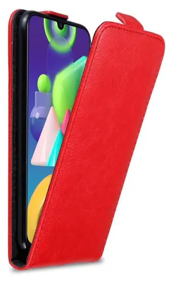 Obrázek produktu pro Cadorabo pouzdro pro Samsung Galaxy M31 Protective Cover in Red Flip Case Obal na mobilní telefon