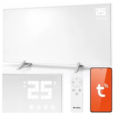 Zdjęcie produktu dla Promiennik Grzejnik Na Podczerwień IR Elektryczny Pilot Tuya WiFi 770W MalTec CARBON770W-PRO