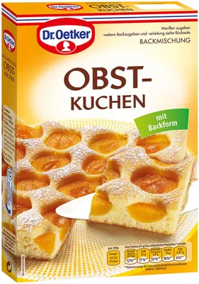 Produktbild von Dr. Oetker Obstkuchen 250g