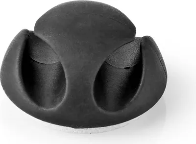 Produktbild von Nedis Kabelmanagement - Kabelclip - Click and Go - 6 Stück - Anzahl der Steckplätze: 2 Steckplätze - max. Kabeldicke: 5.3 mm - TPE - Schwarz