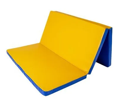 Obrázok produktu pre Gymnastická podložka Gamma 150x100x10 trojdielna modrá/žltá