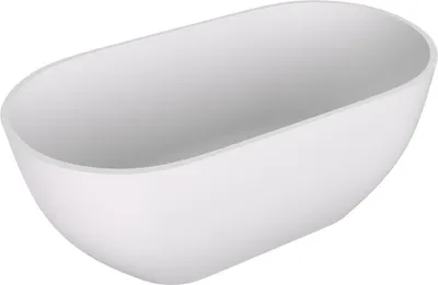 Produktbild von Polysan REDUTA Freistehende Badewanne, Gussmarmor 171x81x58cm, Weiß matt
