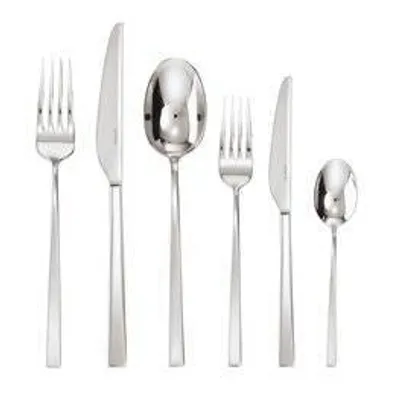 Immagine prodotto di Sambonet S0279 Linea Q Set da tavola da 6 pezzi, acciaio inossidabile argentato