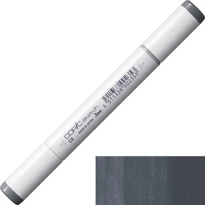Immagine prodotto di Copic Sketch Fixka 5,5 - 10 mm 8 Cool Gray 1 ks
