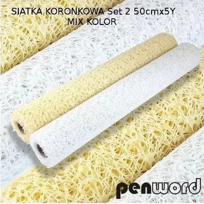 Produktbild von Siatka koronkowa dekoracyjna 50 cm x 457 cm