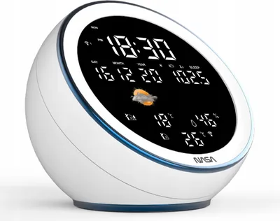 Zdjęcie produktu dla NASA Stacja Pogody Pogodowa Głośnik Radio / Biały WSP1500