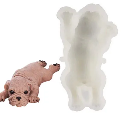 Obrázok produktu pre Silikónová forma na psí motív, 3D, vhodná na výrobu dezertov, tort, mousse, sladkostí, čokolády, želé, zmrzliny a modelovacej hmoty