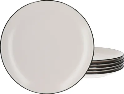 Zdjęcie produktu dla 6 talerzy obiadowych Campo kremowy Ø 27 cm Talerze menu Talerze do serwowania Duże talerze obiadowe