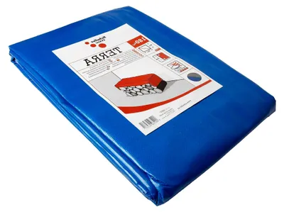 Produktbild von Industrie Schutzplane 180 Gramm, 4 x 5 m mit Ösen, blau