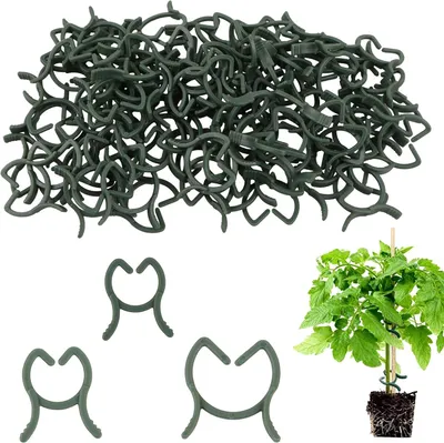 Produktbild von Pflanzenclips 300 Stück, wiederverwendbare Tomatenclips, 3 Größen, für Garten