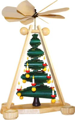 Produktbild von Pyramide Stufenbaum mit Teelichtern Höhe=19cm NEU