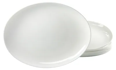 Produktbild von CreaTable, 15868, Italien Party Weiss, Barbecueteller 6-tlg, Glasware