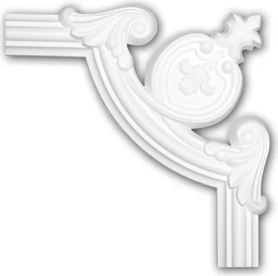 Produktbild von PROFHOME 152284 Eckelement für Wandleiste Zierelement dekoratives Element
