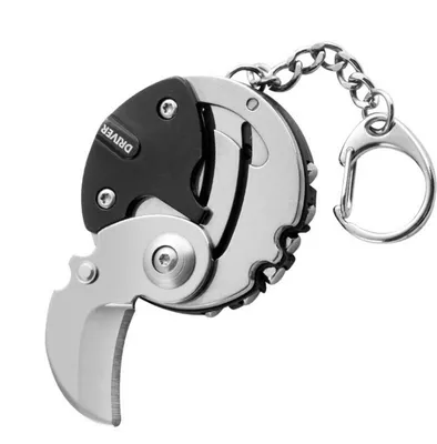 Produktbild von INF Kompaktes Outdoor-Klappmesser mit Bit- und Münzwerkzeug
