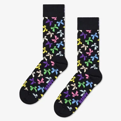 Produktbild von Hs By Happy Socks Bow Lange Socken Schwarz EU 41-46 Herren,Damen Schwarz EU 41-46