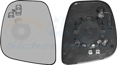 Produktbild von VAN WEZEL Spiegelglas Außenspiegel Links für OPEL Vivaro C Kastenwagen (K0) Konvex Beheizbar Vorbereitet für Toter-Winkel-Warner 0944835
