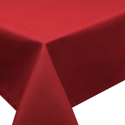 Produktbild von Leinen Tischdecke 160x260 cm eckig rot