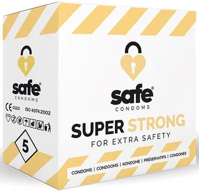 Produktbild von Verstärkte Kondome - Safe Super Strong 5 Stück