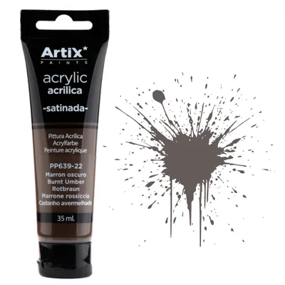 Obrázok produktu pre Akrylová farba BURNT UMBER Artix PP639-22 35ml