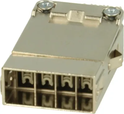 Produktbild von HARTING Han GigaBit Modul Cat.7 + Schirm GND Stifteinsatz (M) Crimpanschluss, 8-polig+Schirmung 50V, 5A - 1 Stück
