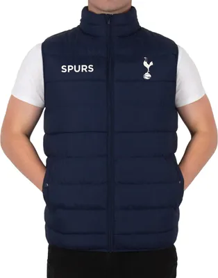 Produktbild von Tottenham Hotspur FC - Weste für Herren, Wattiert GF219 (XXL) (Dunkles Marineblau)