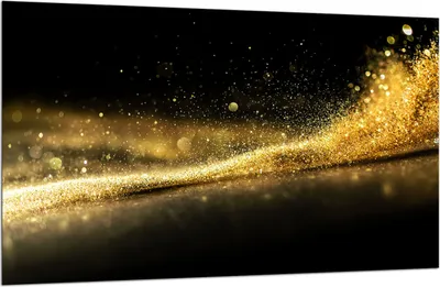 Produktbild von Herdabdeckplatte Glaskeramikkochfeld-Abdeckung Spritzschutz Glas 80x52 Golden