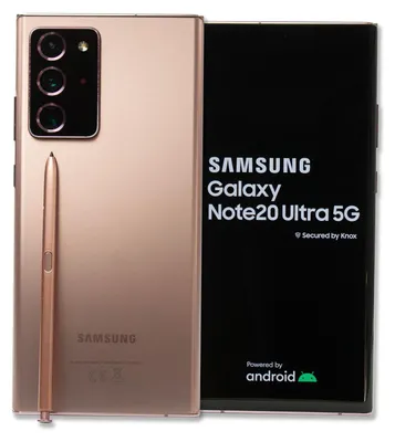 Zdjęcie produktu dla Samsung Galaxy Note20 Ultra 5G SM-N986B, 17,5 cm (6.9"), 12 GB, 256 GB, 108 MP, Android 10, Brąz