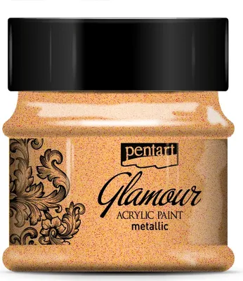 Obrázek produktu pro Akrylová barva Glamour metalická 50ml - Reddish gold